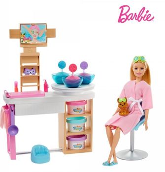 Barbie Luxury Spa zestaw z lalką i akcesoriami