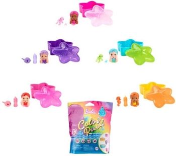 Barbie Zestaw  Color Reveal Bobas Kolorowa syrenka GXP-816215