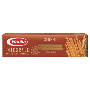 Barilla Makaron pełnoziarnisty z pszenicy durum spaghetti 500 g