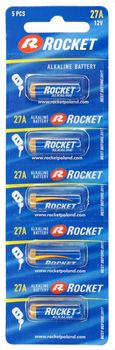 Bateria ROCKET 27A 5 sztuk 5907591221652