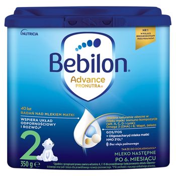 Bebilon 2 Pronutra-Advance Mleko następne po 6. miesiącu 350 g