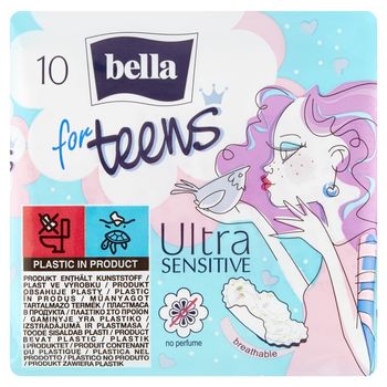 Bella for Teens Ultra Sensitive Podpaski higieniczne 10 sztuk