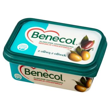 Benecol Tłuszcz do smarowania z dodatkiem stanoli roślinnych z oliwą z oliwek 225 g