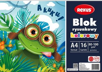 Beniamin Blok rysunkowy kolorowy A4/16k