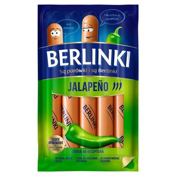 Berlinki Kiełbasa jalapeño 250 g