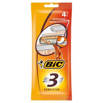 BiC 3 Sensitive 3 ostrzowa golarka 4 sztuki