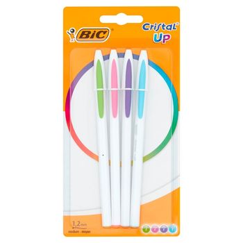 BIC  Cristal Up Długopis miks kolorów 4 sztuki 949870