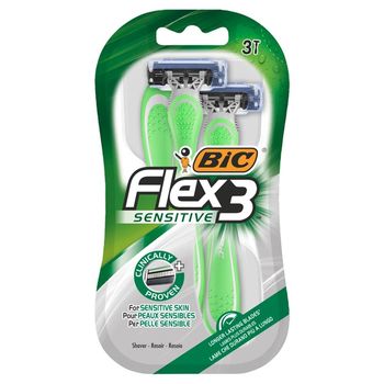 BIC Flex 3 Sensitive 3-ostrzowa maszynka do golenia 3 sztuki