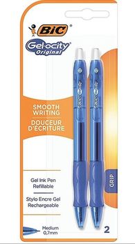 BIC Gel-ocity Original Długopis żelowy niebieski Blister 2szt