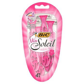 BiC Miss Soleil 3-ostrzowa maszynka do golenia 4 sztuki