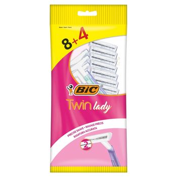 BiC Twin Lady 2 ostrzowa golarka 12 sztuk