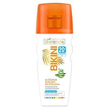 Bielenda Bikini Aloesowe mleczko do opalania SPF 20 200 ml