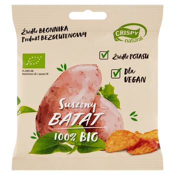 Crispy Natural Suszony batat 100 % Bio 18 g 
