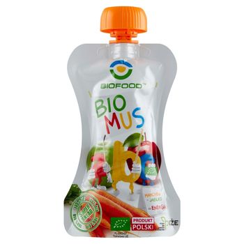 BioFood Bio mus marchew + jabłko 90 g