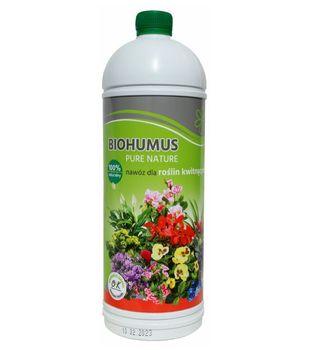 BIOHUMUS PURE LIFE nawóz dla roślin kwitnących 1l