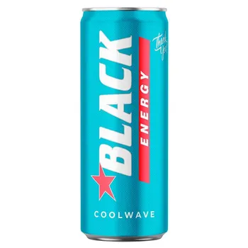 Black Energy Coolwave Gazowany napój energetyzujący 250 ml
