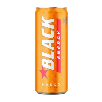 Black Energy Mango Gazowany napój energetyzujący 250 ml