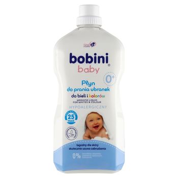 bobini Baby Płyn do prania ubranek do bieli i kolorów hypoalergiczny 1,8 l (25 prań)