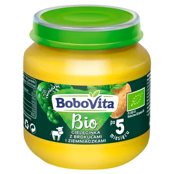 BoboVita Bio Cielęcinka z brokułami i ziemniaczkami po 5 miesiącu 125 g