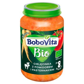 BoboVita Bio Cielęcinka z pomidorem i pasternakiem po 8 miesiącu 190 g