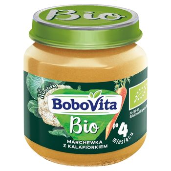 BoboVita Bio Marchewka z kalafiorkiem po 4 miesiącu 125 g