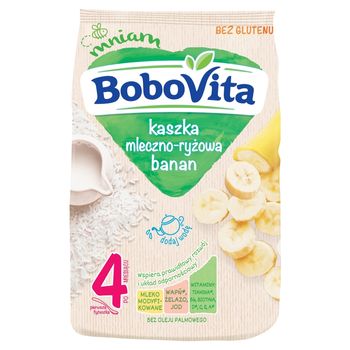 BoboVita Kaszka mleczno-ryżowa banan po 4. miesiącu 230 g