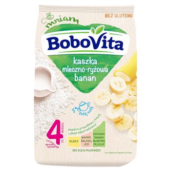 BoboVita Kaszka mleczno-ryżowa banan po 4 miesiącu 230 g