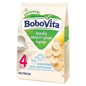 BoboVita Kaszka mleczno-ryżowa banan po 4. miesiącu 230 g