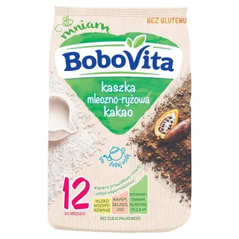 BoboVita Kaszka mleczno-ryżowa kakao po 12 miesiącu 230 g