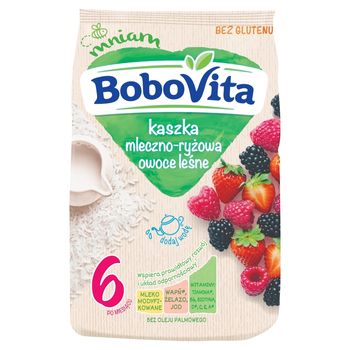 BoboVita Kaszka mleczno-ryżowa owoce leśne po 6 miesiącu 230 g