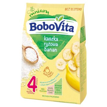 BoboVita Kaszka ryżowa banan po 4. miesiącu 180 g