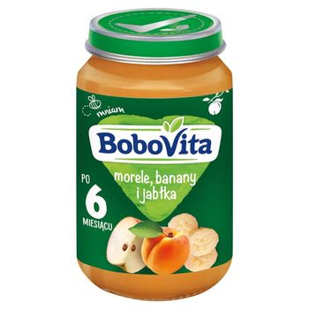 BoboVita Morele banany i jabłka po 6 miesiącu 190 g