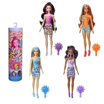 BARBIE Color Reveal Lalka Seria Kolorowe wzory