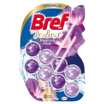 Bref WC DeLuxe Zawieszka myjąco-zapachowa do muszli WC magiczny kwiat 2 x 50 g