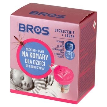 Bros Elektro + płyn na komary dla dzieci od 1 roku życia 40 ml