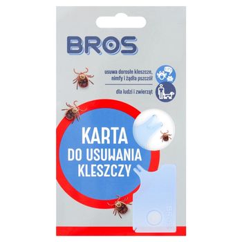 Bros Karta do usuwania kleszczy