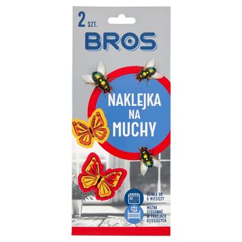 Bros Naklejka na muchy 2 sztuki