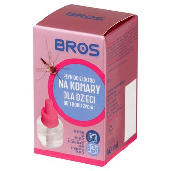 Bros Płyn do elektro na komary dla dzieci od 1 roku życia 40 ml