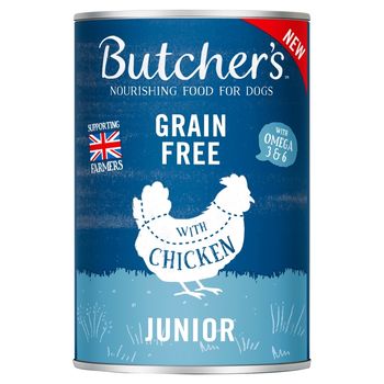 Butcher's Junior Karma dla psa kawałki z kurczakiem w galaretce 400 g
