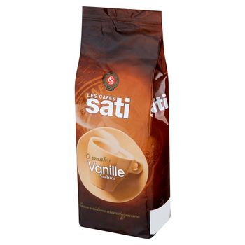 Cafe Sati Kawa palona mielona aromatyzowana o smaku waniliowym 250 g