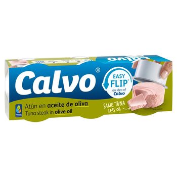 Calvo Tuńczyk w oliwie z oliwek 3 x 65 g