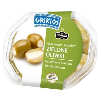 Grikios Antipasti Zielone oliwki z serem 250 g