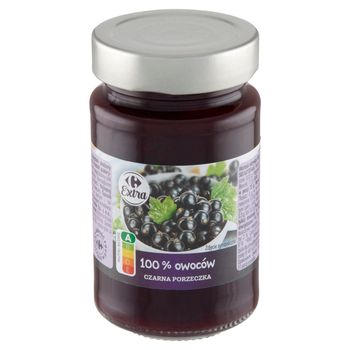 Carrefour Extra Produkt owocowy czarna porzeczka 230 g