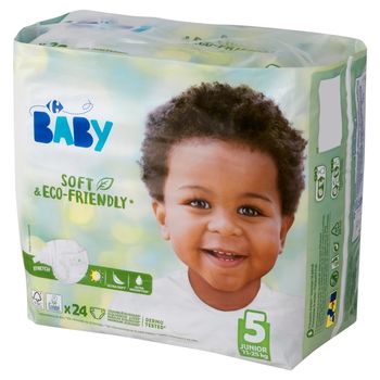 Carrefour Baby Pieluchy dziecięce 5 Junior 11-25 kg 24 sztuki