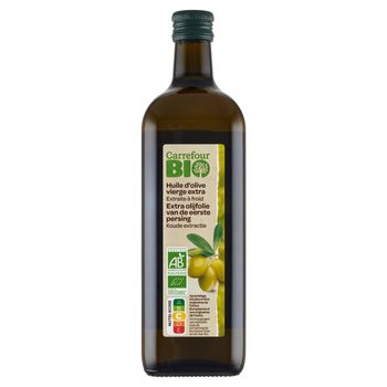 Carrefour Bio Ekologiczna oliwa z oliwek najwyższej jakości z pierwszego tłoczenia 1 l