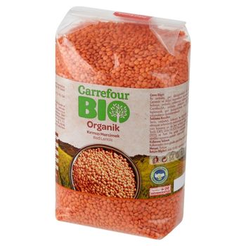 Carrefour Bio Ekologiczna soczewica czerwona 1 kg