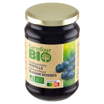 Carrefour Bio Ekologiczny dżem z czarnych borówek 360 g