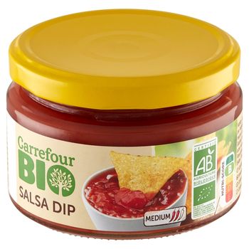 Carrefour Bio Ekologiczny pikantny sos pomidorowy z cebulą i papryką 260 g