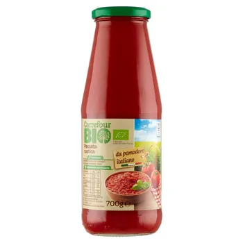 Carrefour Bio Ekologiczny przecier pomidorowy passata rustica 700 g