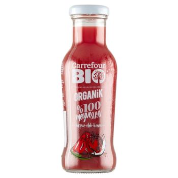 Carrefour Bio Ekologiczny sok arbuzowo-truskawkowo-kokosowy 250 ml